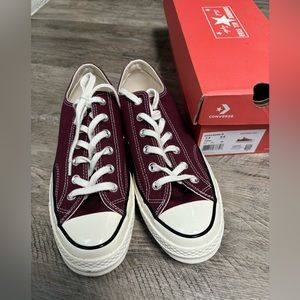 Converse Chuck Taylor All Star 70 Ox Low Burgundy M7.5 W9.5